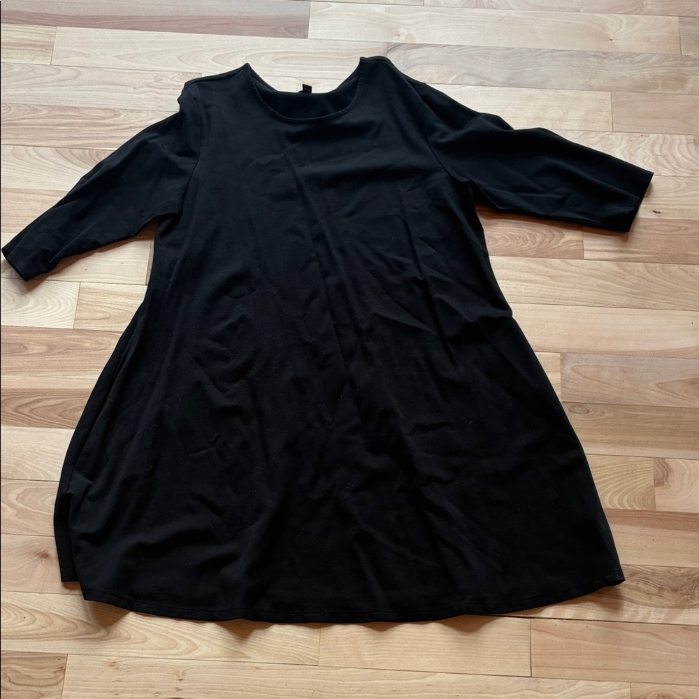 4 for $20 Rachael Ray Black Long Sleeve A-Line Dress